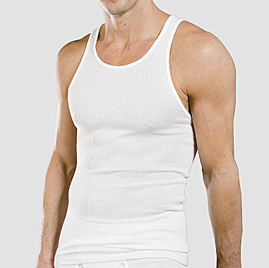 Image of Stafford 4-pk. Blended Cotton A-Shirts