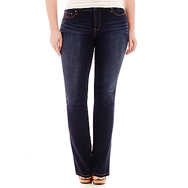 Image of Stylus Slim Straight-Leg Jeans - Plus