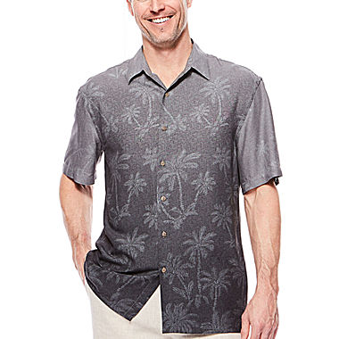 Image of Island Shores Short-Sleeve Printed Camp Shirt