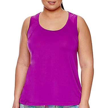 Image of Xersion Mesh-Back Tank Top - Plus