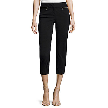 Image of Worthington Slim-Fit Cropped Pants