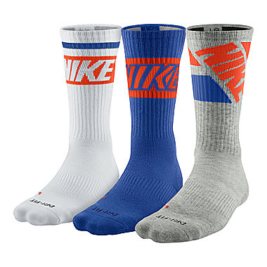 Image of Nike 3-pk. Dri-FIT Fly Rise Crew Socks