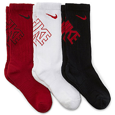Image of Nike 3-pk. Performance Crew Socks - Boys