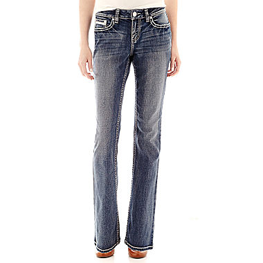 Image of Love Indigo Wing Back Flap Pocket Jeans