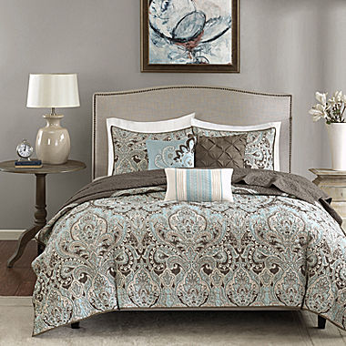 Image of Madison Park Lavinia 6-pc. Quilted Coverlet Set