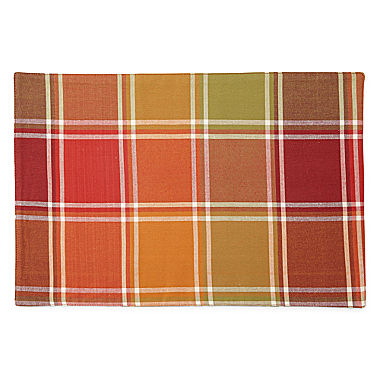 Image of Arlee Jada Plaid Set of 4 Placemats