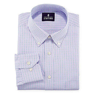 Image of Stafford Non-Iron Cotton Oxford Dress Shirt - Big & Tall
