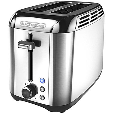 Image of Black+Decker Stainless Steel Rapid 2-Slice Toaster