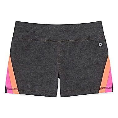 Image of Xersion Colorblock Yoga Shorts - Girls 7-16 and Plus