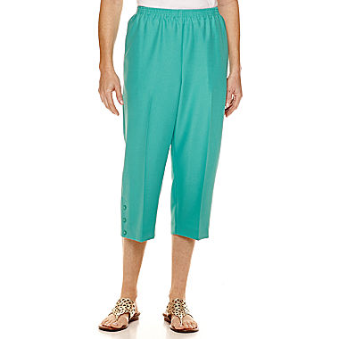 Image of Alfred Dunner Essential Pull On Capri Pant